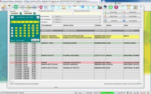 Programa Petshop Atendimento Agendamento Serviços e Financeiro v5.0 Plus - Fpqsystem 657474