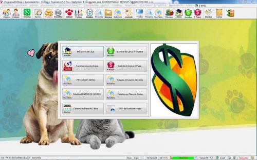 Programa Petshop Atendimento Agendamento Serviços e Financeiro v5.0 Plus - Fpqsystem 657487