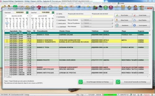 Programa Petshop Atendimento Agendamento Serviços e Financeiro v6.0 Plus - Fpqsystem 657502