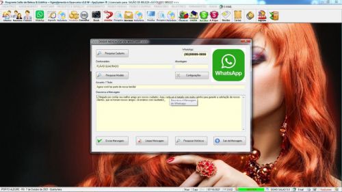 Programa Salão de Beleza Agendamento Vendas e Financeiro v5.0 Plus Whatsapp - Fpqsystem 598226