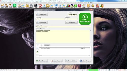 Programa Salão de Beleza Agendamento Vendas e Financeiro v6.0 Plus Whatsapp via Atendimento - Fpqsystem 598246