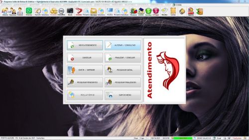 Programa Salão de Beleza Agendamento Vendas e Financeiro v6.0 Plus Whatsapp via Atendimento - Fpqsystem 598259
