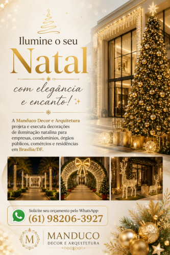 Projeto e execução iluminação natalina em Brasília Df 784311