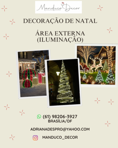 Projeto e execução iluminação natalina em Brasília Df 784313