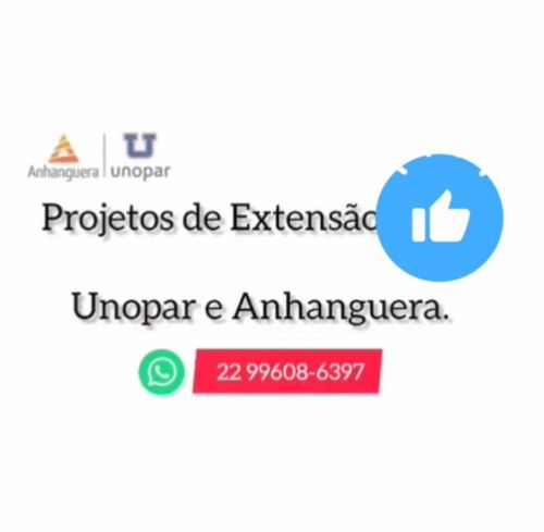 Projeto de Extensão de- Administração - Unopar e Anhanguera. 739792