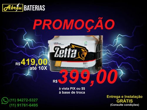 Promoção de Baterias Várias Marcas a Partir de  752632