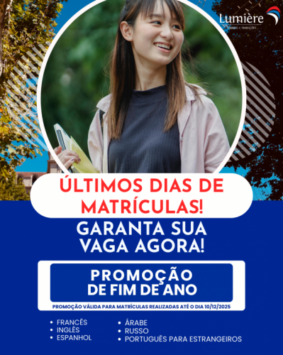 Promoção de fim de ano para Cursos de Idiomas 2025 767164