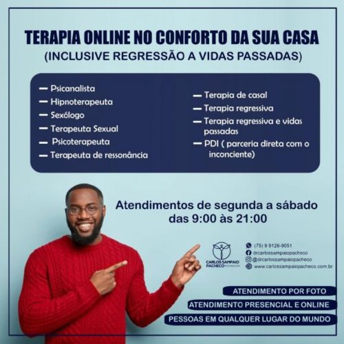 Psicanalista Feira De Santana Ba 75991269051 whatsapp 778169