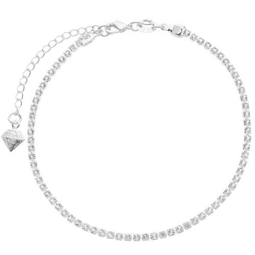 Pulseira Riviera folheada a ouroprata com zircônias 746218