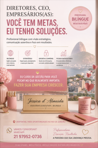 Realizo serviços de secretária pessoal bilíngue 782887