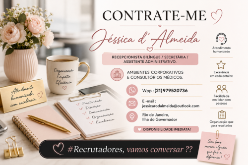 Realizo serviços de secretária pessoal bilíngue 782889