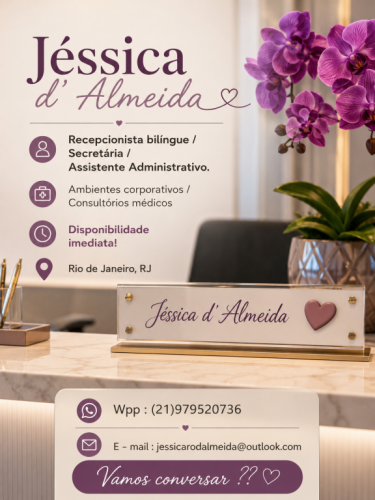 Realizo serviços de secretária pessoal bilíngue 782891