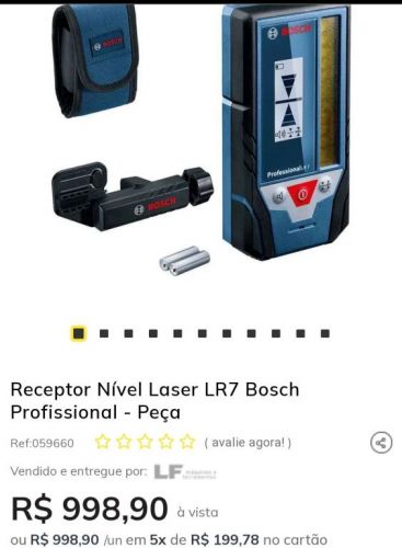 Receptor nível laser Lr7 Bosch  701815