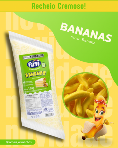 Recheio de bananas Fini 1kg 752194