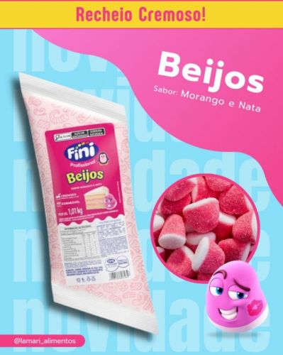 Recheio de beijos Fini1kg 752239