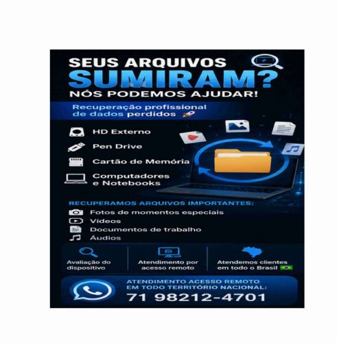 Recuperação de arquivos perdidos  782894