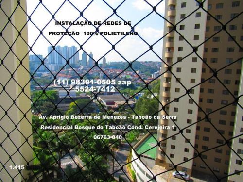 Redes de Proteção na Av. Aprigio Bezerra da Silva Taboão da Serra Qualidade e Segurança  586416
