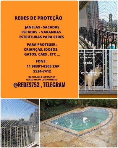 Redes de Proteção na Barra Funda 11 98391-0505 738429