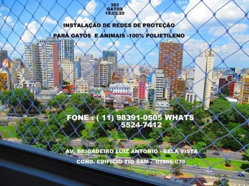 Redes de Proteção na Bela Vista Av. Brigadeiro Luiz Antonio  11 98391-0505 zap  566548