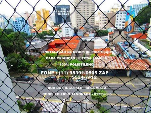 Redes de Proteção na Bela Vista Av. Brigadeiro Luiz Antonio  11 98391-0505 zap  566552