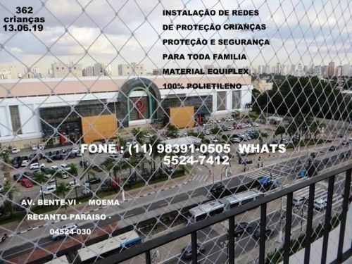 Redes de Proteção na Liberdade   Rua da Gloria  Qualidade e segurança maxima  546637