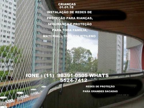 Redes de Proteção na Santa Cecilia  Rua Dr Veiga Filho  644420