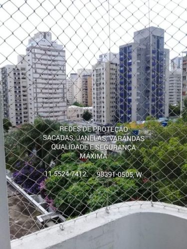 Redes de Proteção na Santa Cecilia  Rua Dr Veiga Filho  644425