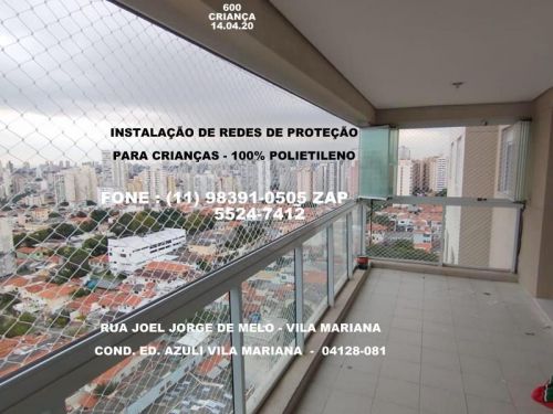 Redes de Proteção na Vila Mariana  11  98391-0505  5541-8283 613130