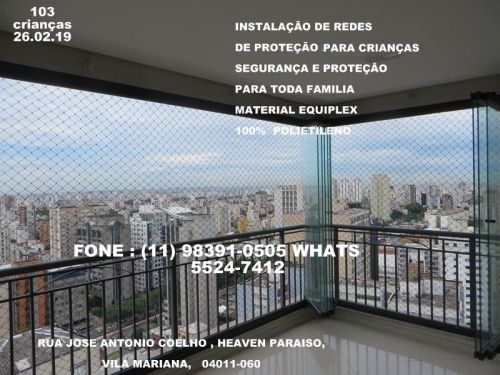 Redes de Proteção na Vila Mariana  11  98391-0505  5541-8283 613132