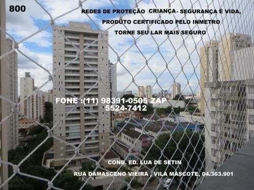 Redes de Proteção na Vila Mascote 11   98391-0505 zap  564518
