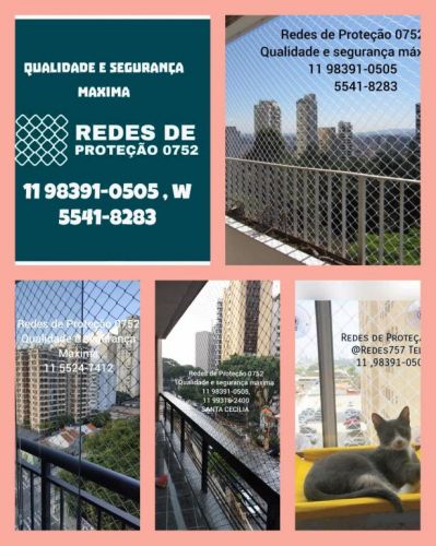  Redes de Proteção no Butantã Av. Caxingui 11 98391-0505 zap  735735