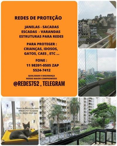 Redes de Proteção no Jardim Peri Peri  Qualidade e segurança maxima 11 98391-0505 zap  622356