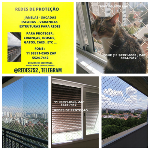 Redes de Proteção no Jardim Peri Peri  Qualidade e segurança maxima 11 98391-0505 zap  622357