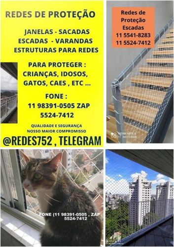 Redes de Proteção no Jardim Peri Peri  Qualidade e segurança maxima 11 98391-0505 zap  622361