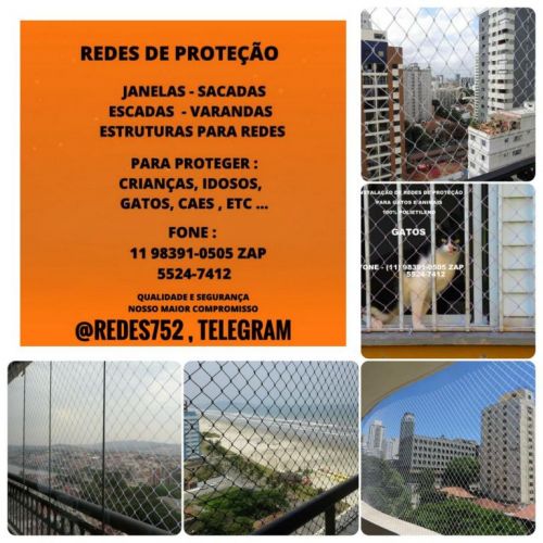 Redes de Proteção no Sacomá Rua Marques de Lajes Qualidade e Segurança maxima.  595451