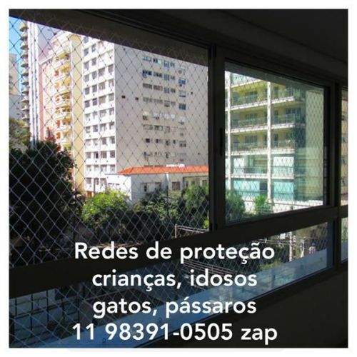  Redes de Proteção para Janelas Qualidade e segurança maxima Material equiplex 560048