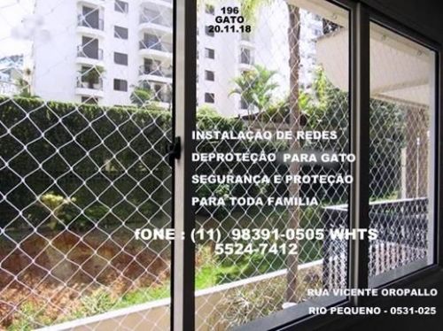 Redes de Segurança no Rio Pequeno Rua Valson Lopes 11 98391-0505 Zap  564524