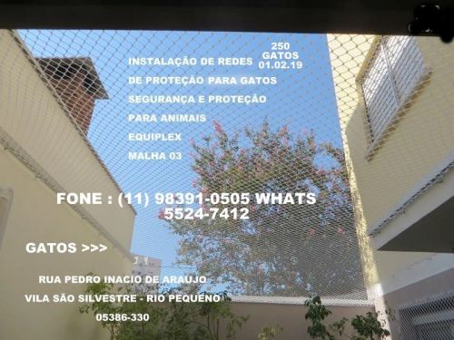 Redes de Segurança no Rio Pequeno Rua Valson Lopes 11 98391-0505 Zap  564525