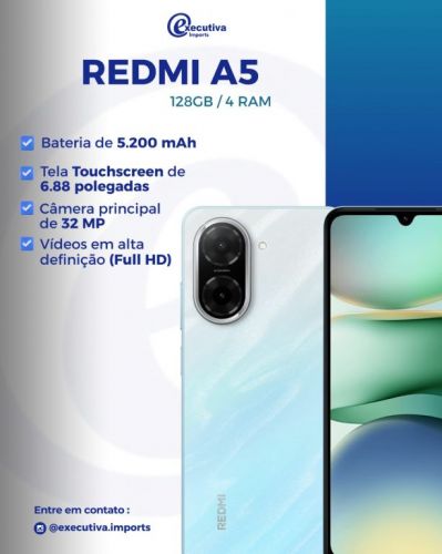 Redmi A5 128gb4gb Ram: Preto Azul Gold  759660