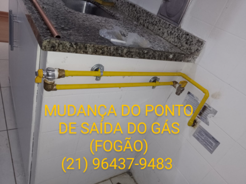 Remanejamento do Ponto do Gás Copacabana Rj ☎️96437-9483 Mudança da saída do Gás Do Fogão  727707