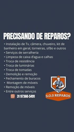 Reparos Instalaçôes Hidraulica Serralheria Montagens e Outros 781349