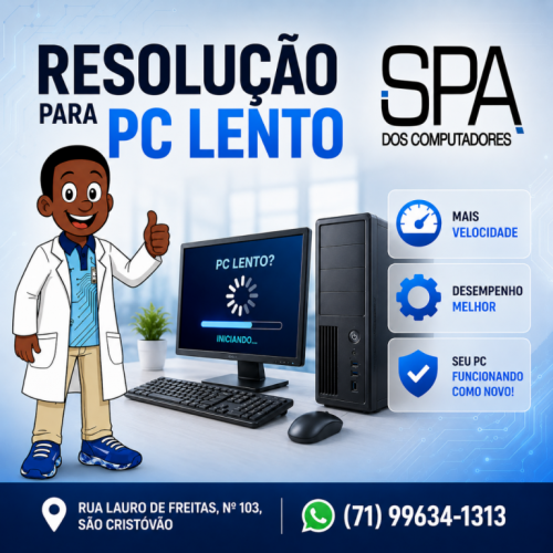Resolução Para Pc Lento Em Salvador Ba 783932
