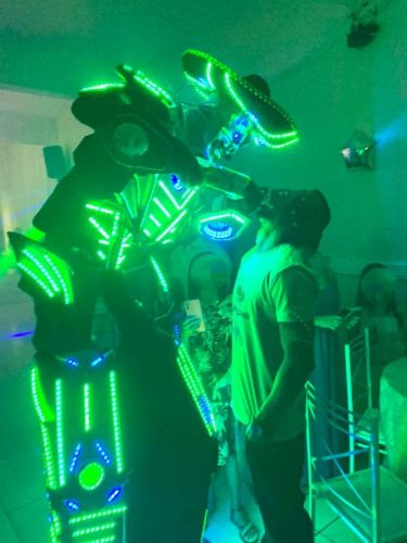 Robo Tequileiro casamento evento robos de led show 694431