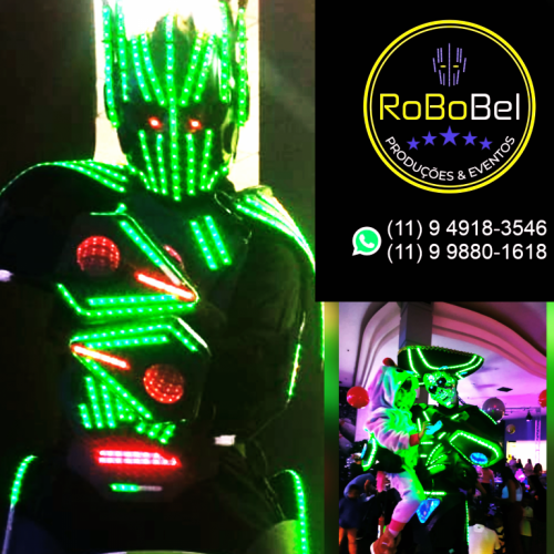 Robos Led animação casamentos festas eventos robô 694396