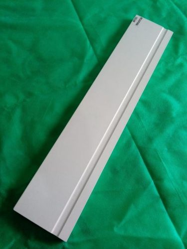 Rodapé 10 Cm Branco  Com Friso Moderno Em Mdf Revestido 100% Em Poliéster 772314