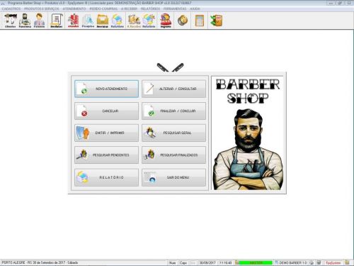 Programa para Barbearia e Atendimento Barbershop  v1.0 - Fpqsystem  408907