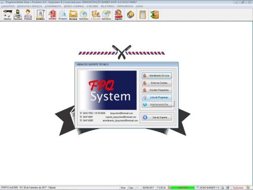 Programa para Barbearia e Atendimento Barbershop  v1.0 - Fpqsystem  408918
