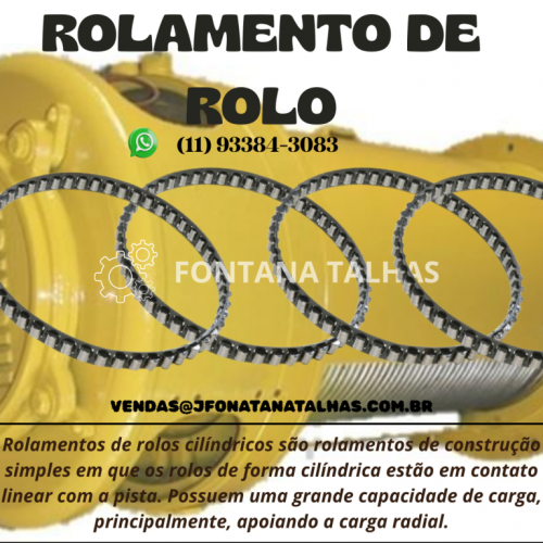 Rolamento De Rolo ㅤfontana Talhas 754894