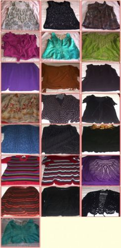 Roupas Femininas Variadas e de Tamanho Médio alguns podem ser de frio ou decalor; 749373