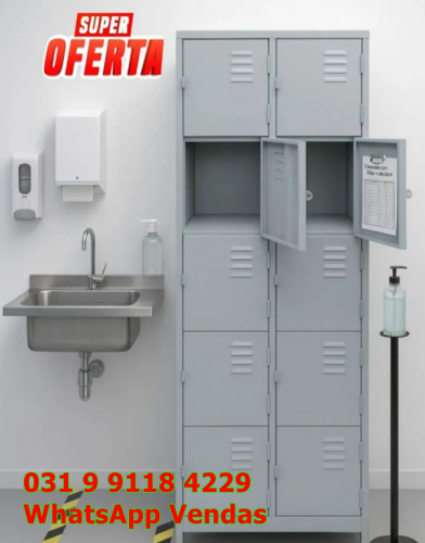 Roupeiro Escaninho 8 Portas Novo Frete Gratis para Belo Horizonte Minas Gerais 762548